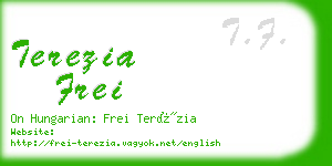 terezia frei business card